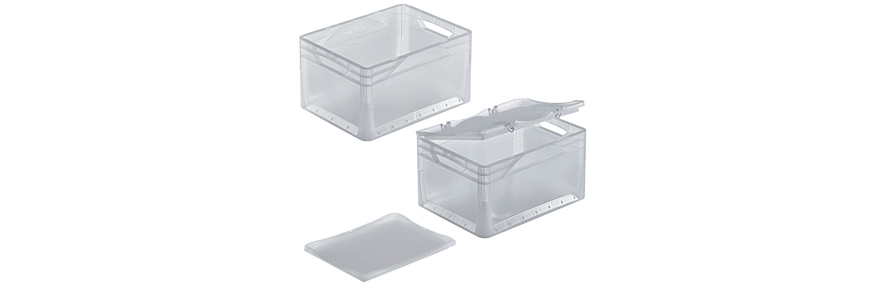 BENECREAT 8 Transparente Aufbewahrungsboxen, 11,5 X 11,5 X 3,5 Cm - Quadratische Kunststoff-Behälter Mit Deckel Für Basteln, Perlen, Schmuck