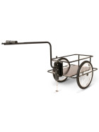 Zeitungswagen Large mit höhenverstellbarer Hochdeichsel und Bodenplatte ohne Kunststoffwanne ohne Kunststoffdeckel