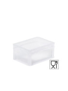 Kunststoffbehälter transparent, Größe 20x15x12cm