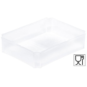 SET3-Einsatzbehälter+Klickdeckel Auflagedeckel grau