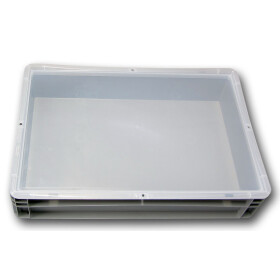 SET3-Einsatzbehälter+Klickdeckel Auflagedeckel transluzent