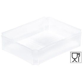 SET3-Einsatzbehälter+Klickdeckel Scharnierdeckel transluzent