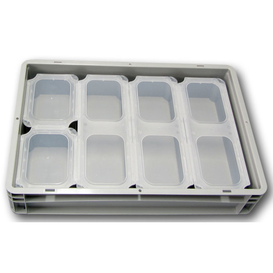 SET6-Einsatzbehälter+Klickdeckel ohne Deckel