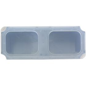 SET9-Einsatzbehälter+Klickdeckel Scharnierdeckel transluzent