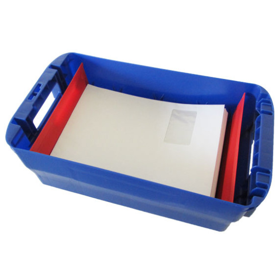 Postkiste Größe 15 blau