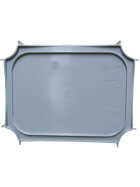 SET11-Einsatzbehälter+Klickdeckel Auflagedeckel grau