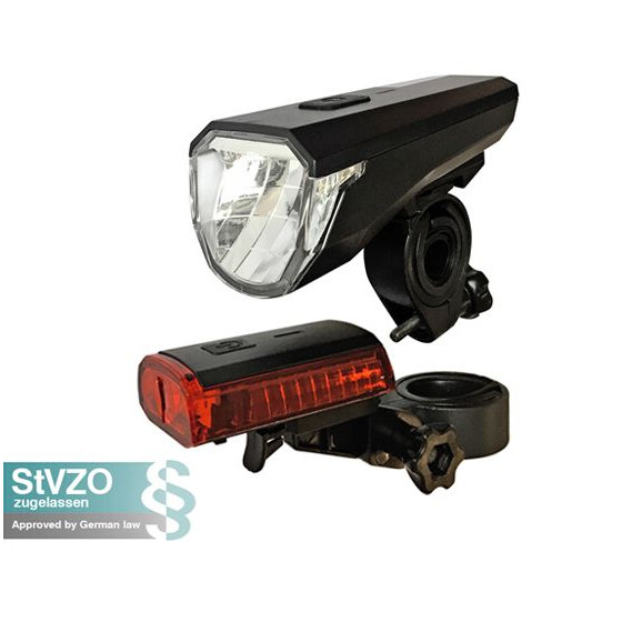 Fahrradlampen Set akkubetrieben