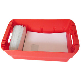 Postkiste Größe 15 rot