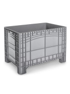 Großbehälter grau, Größe 120x80x80cm mit 4 Füße