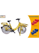 Postfahrrad Hopper mit Rollenständer Blau 3-Gang
