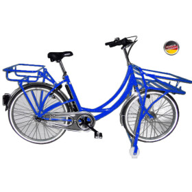 Postfahrrad Hopper mit Rollenständer Blau 7-Gang