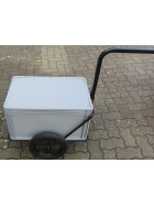 Fahrradanhänger/Handwagen Mini Boy mit Behälter mit Auflagedeckel