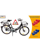 Postfahrrad e-Runner Heck- und Frontträger, eBike Blau 3- Gang