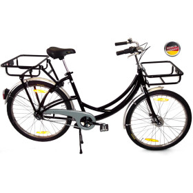 Postfahrrad e-Runner Heck- und Frontträger, eBike Rot 7- Gang