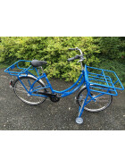 Postfahrrad e-Hopper mit Rollenständer Blau 3-Gang