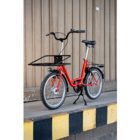 Werksrad Parad 200 Industrie - Profi Rot 1-Gang mit Frontkorb