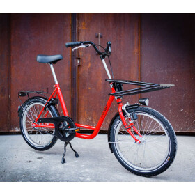 Werksrad Parad 200 Industrie - Profi Rot 3-Gang mit Frontkorb