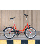 Werksrad Parad 200 Industrie - Profi Rot 3-Gang mit Frontkorb