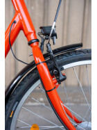 Werksrad Parad 240 Industrie - Profi Rot 1-Gang mit Heckkorb
