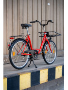 Werksrad Parad 240 Industrie - Profi Rot 3-Gang ohne Heckkorb