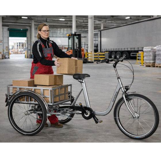 Lastendreirad Cargo-Wheeler Ladefläche: 82 x 60 x 25 cm