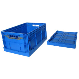 Stapelbarer Klappbehälter Clever-Retail-Box, Größe 60x40x28,5cm