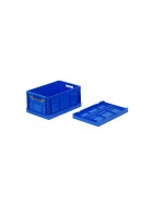 Stapelbarer Klappbehälter Clever-Retail-Box, Größe 60x40x28,5cm