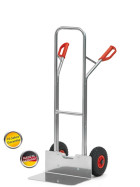 Stückgutkarren Aluminium mit großer Schaufel