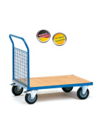 Plattformwagen Stirnwandwagen mit starkem Drahtgitter 1000x600 mm