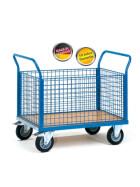 Plattformwagen Vierwandwagen mit starkem Drahtgitter 850x500 mm