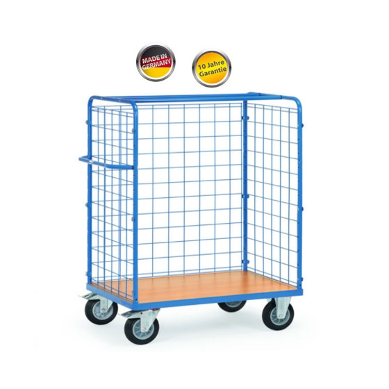 Paketwagen mit Drahtgitterwänden 1000x700 mm