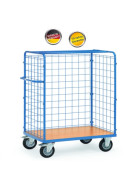 Paketwagen mit Drahtgitterwänden 1000x700 mm