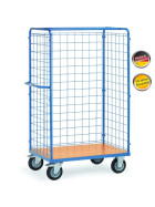Paketwagen mit Drahtgitterwänden hoch 1200x800 mm