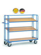 Etagenwagen mit 2 verstellbaren Böden 1650x610 mm