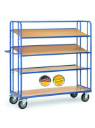Etagenwagen mit 3 verstellbaren Böden hoch 1250x610 mm