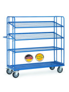 Etagenwagen mit 3 verstellbaren Gitterböden 1650x610 mm