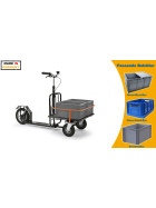 Lastenroller mit Transportplatte