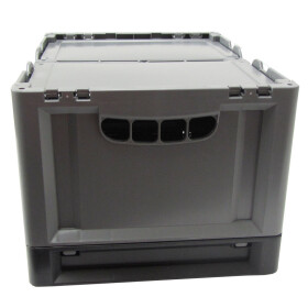 Stapelbarer Klappbehälter Clever-Move-Box S, Größe 40x30x24cm