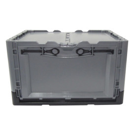 Stapelbarer Klappbehälter Clever-Move-Box S, Größe 40x30x24cm