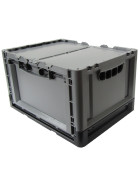 Stapelbarer Klappbehälter Clever-Move-Box S, Größe 40x30x24cm