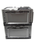Stapelbarer Klappbehälter Clever-Move-Box S, Größe 40x30x24cm