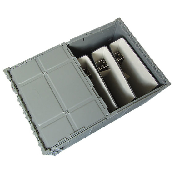 Stapelbarer Klappbehälter Clever-Move-Box, Größe 60x40x34cm