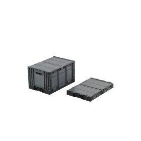 Stapelbarer Klappbehälter Clever-Move-Box, Größe 60x40x34cm
