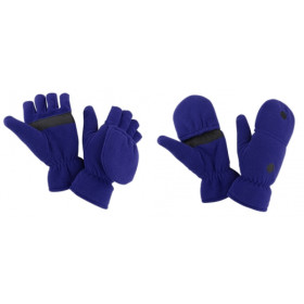 Winterklapphandschuhe Fleece Größe S/M Schwarz