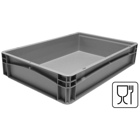 Pizzateigbehälter 60x40x12 cm stapelbar für Pizzeria und Hobby