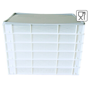 Nudeltrockner Set 6 Nudelhorden stapelbar mit Deckel