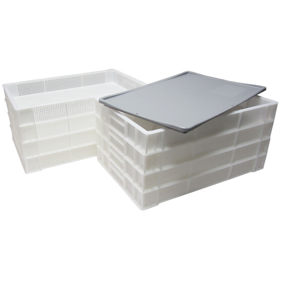 Nudeltrockner Set 8 Nudelhorden stapelbar mit Deckel für die Nudel-, Obst- und Kräutertrocknung