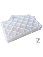 Nudeltrockner Set 8 Nudelhorden stapelbar mit Deckel für die Nudel-, Obst- und Kräutertrocknung