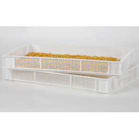 Nudeltrockner Set 12 Nudelhorden stapelbar mit zwei Deckel für die Nudel-, Obst- und Kräutertrocknung