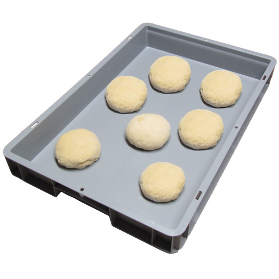 8x Teigballenbehälter, Pizzaballenbehälter, Größe 60x40x7cm